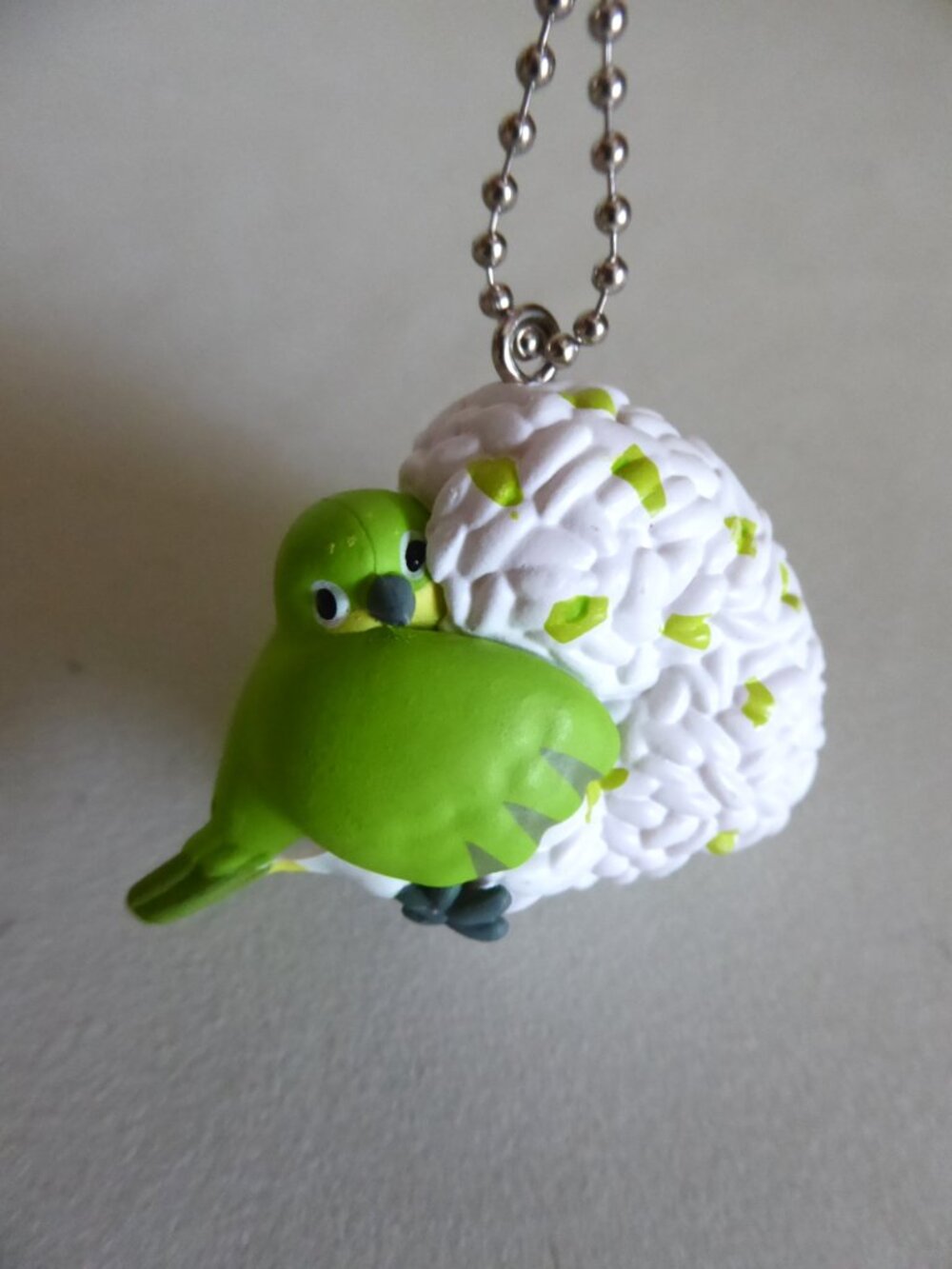 NEW JAPAN GACHAPON CAPSULE TOY GREEN BIRD ONIGIRI RICE BALL SERIES KEYCHAIN - Picture 10 of 16